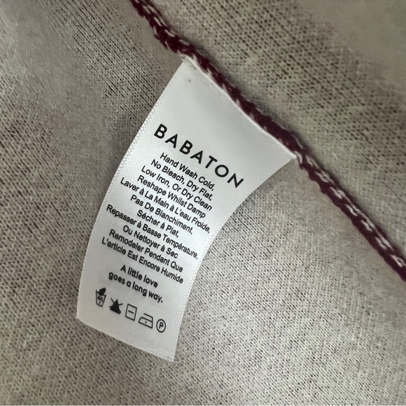 Aritzia Babaton Lance Cardigan Burgundy XXS - Picture 5 of 10